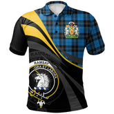 Clan Ramsay Blue Ancient Tartan Polo Shirt - Royal Coat Of Arms Style VA55 Ramsay Blue Ancient Tartan Tartan Polo
