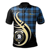 Clan Ramsay Blue Ancient Tartan Polo Shirt - Believe In Me Style FX15 Ramsay Blue Ancient Tartan Tartan Polo