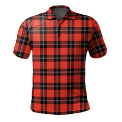 Clan Ramsay Modern Tartan Polo Shirt KA25 Ramsay Modern Tartan Tartan Polo