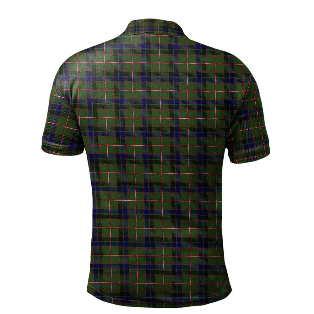 Clan Reid Green Tartan Polo Shirt PR31 Reid Green Tartan Tartan Polo
