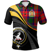 Clan Riddell Tartan Polo Shirt - Royal Coat Of Arms Style UA78 Riddell Tartan Tartan Polo