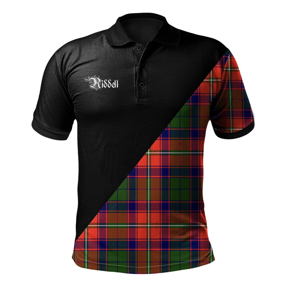 Clan Riddell Clan - Military Polo Shirt SO88 Riddell Tartan Tartan Polo