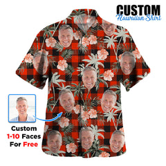Clan Rob Roy MacGregor Ancient Tartan Custom Face Hawaiian Shirt – Unisex Gift for Family Members, Summer Party KA83 Rob Roy MacGregor Ancient Tartan Tartan Hawaii Shirt