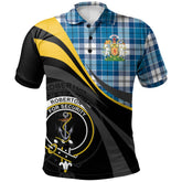 Clan Roberton Tartan Polo Shirt - Royal Coat Of Arms Style VQ31 Roberton Tartan Tartan Polo