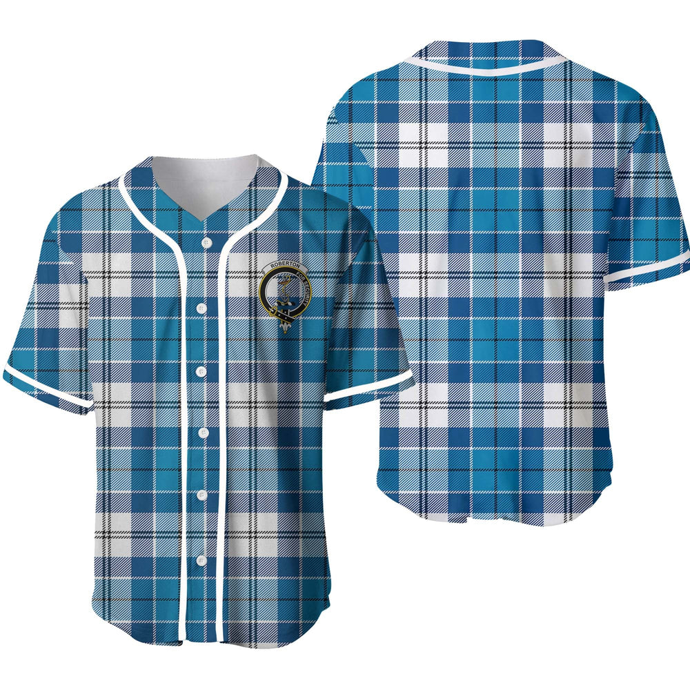 Clan Roberton Tartan Unisex Baseball Jersey BU35KN78 Clan Roberton Tartan Today