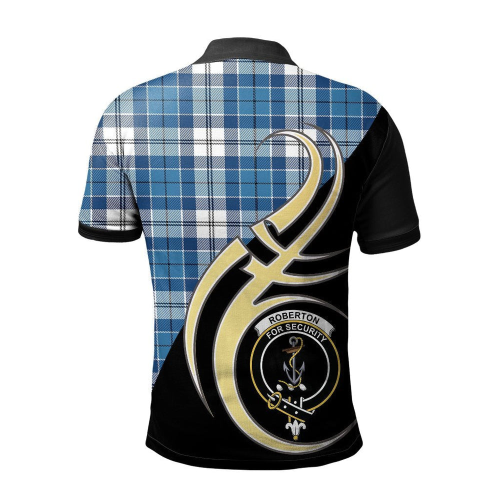 Clan Roberton Tartan Polo Shirt - Believe In Me Style VH64 Roberton Tartan Tartan Polo