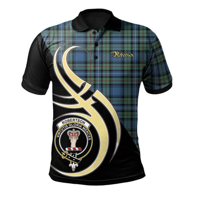 Clan Robertson Hunting Ancient Tartan Polo Shirt - Believe In Me Style