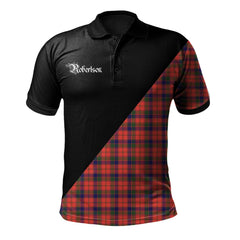 Clan Robertson Modern Clan - Military Polo Shirt IF66 Robertson Modern Tartan Tartan Polo