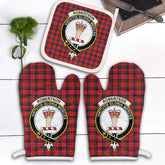 Clan Robertson Modern Tartan Crest Oven Mitt And Pot Holder (2 Oven Mitts + 1 Pot Holder) ZD57 Clan Robertson Tartan Today