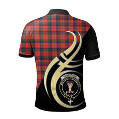 Clan Robertson Modern Tartan Polo Shirt - Believe In Me Style UR61 Robertson Modern Tartan Tartan Polo