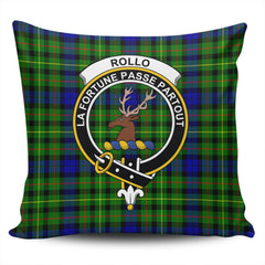 Clan Rollo Modern Tartan Crest Pillow Cover UI54 Clan Rollo Tartan Today