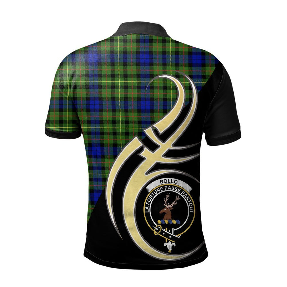 Clan Rollo Modern Tartan Polo Shirt - Believe In Me Style ZY83 Rollo Modern Tartan Tartan Polo