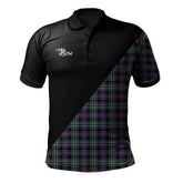 Clan Rose Hunting Modern Clan - Military Polo Shirt RF18 Rose Hunting Modern Tartan Tartan Polo