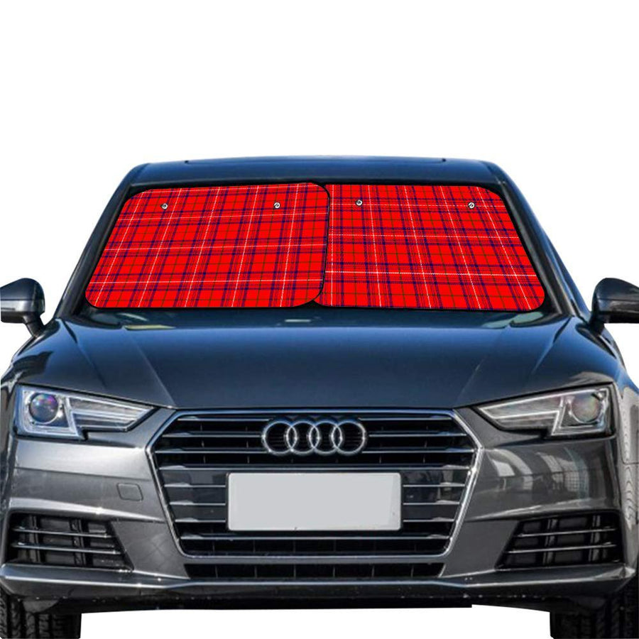 Clan Rose Modern Tartan Car Sun Shade 2 Pieces