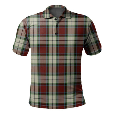Clan Rose White Dress Tartan Polo Shirt