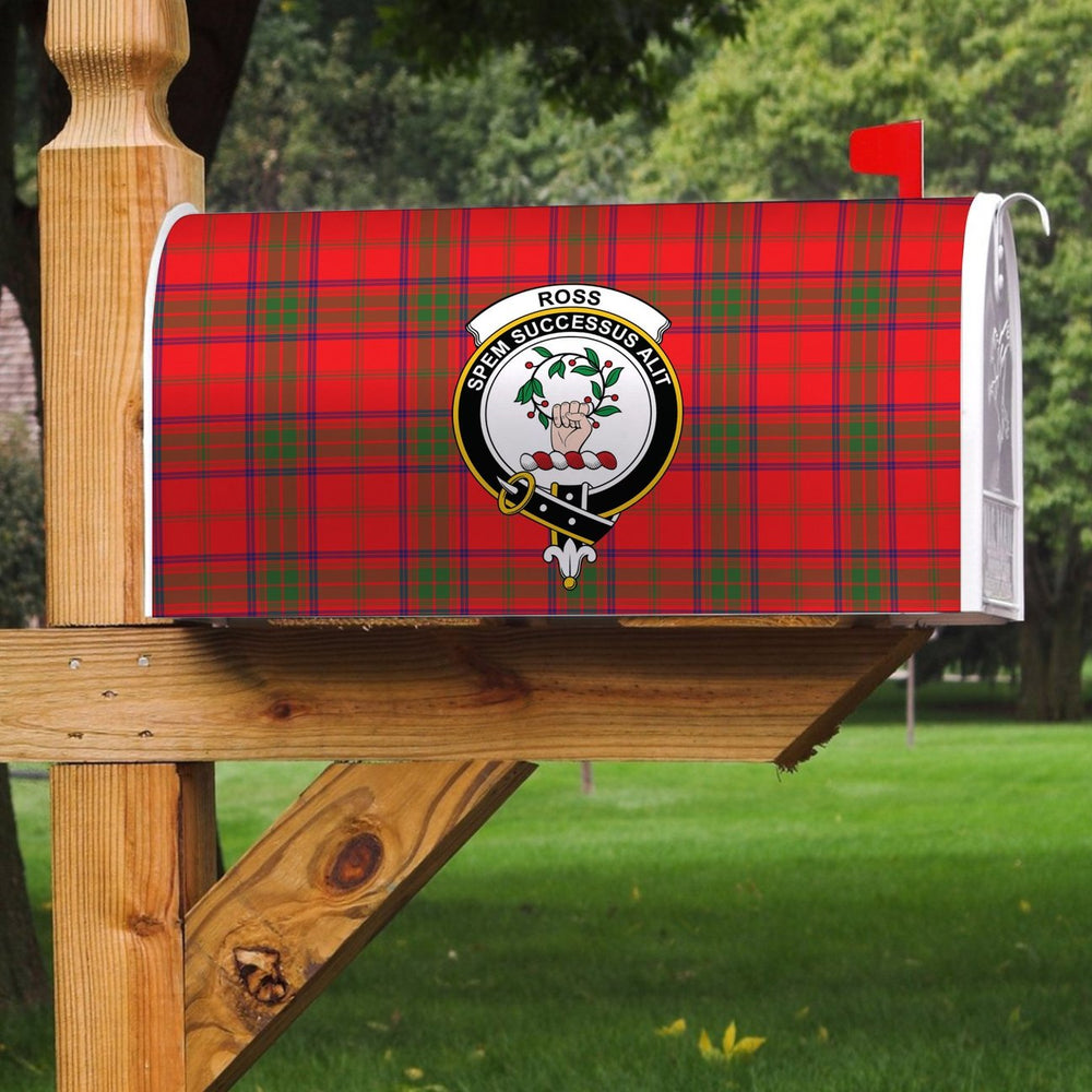 Clan Ross Modern Tartan Crest Mailbox RA52 Clan Ross Tartan Today