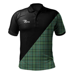 Clan Ross Hunting Ancient Clan - Military Polo Shirt NL35 Ross Hunting Ancient Tartan Tartan Polo