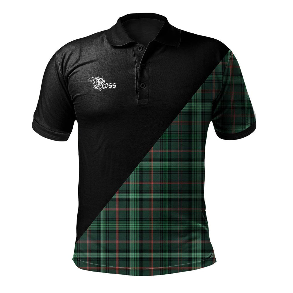 Clan Ross Hunting Modern Clan - Military Polo Shirt IF91 Ross Hunting Modern Tartan Tartan Polo