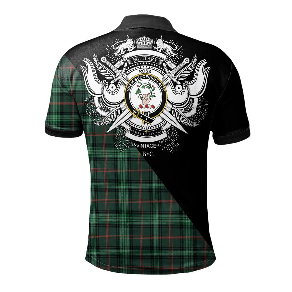 Clan Ross Hunting Modern Clan - Military Polo Shirt IF91 Ross Hunting Modern Tartan Tartan Polo
