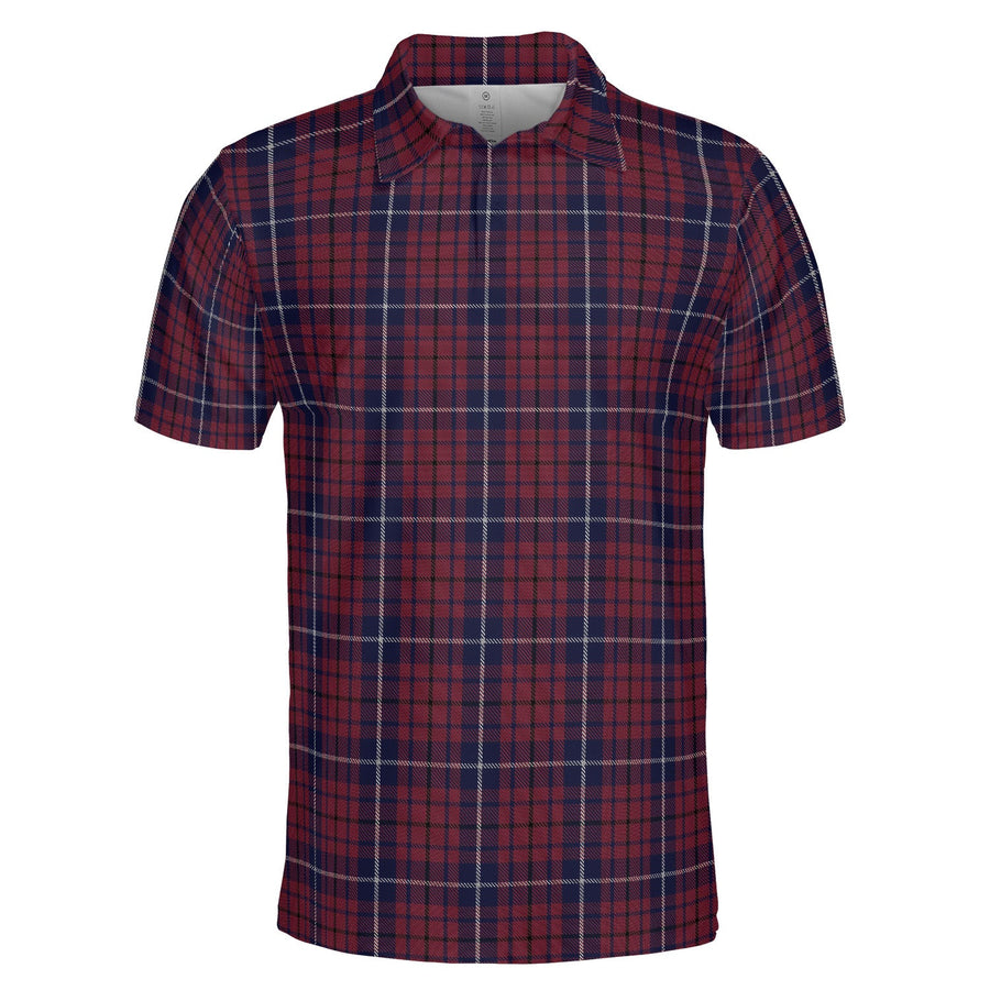 Clan Royal Engineers Tartan Polo Shirt GN99 Royal Engineers Tartan Tartan Polo