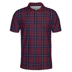 Clan Royal Engineers Tartan Polo Shirt GN99 Royal Engineers Tartan Tartan Polo