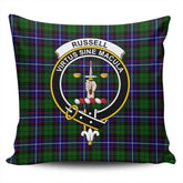 Clan Russell Modern Tartan Crest Pillow Cover DC34 Clan Russell Tartan Today