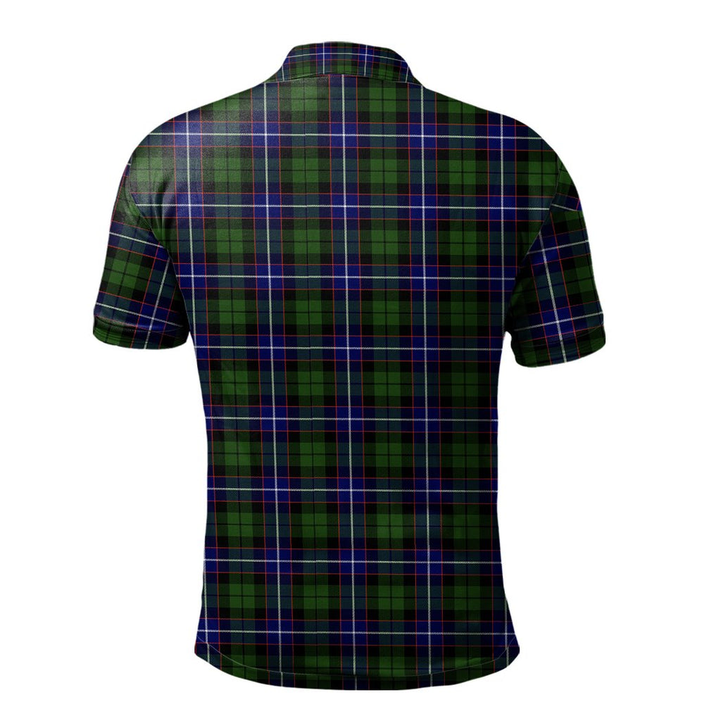 Clan Russell Modern Tartan Polo Shirt TC15 Russell Modern Tartan Tartan Polo