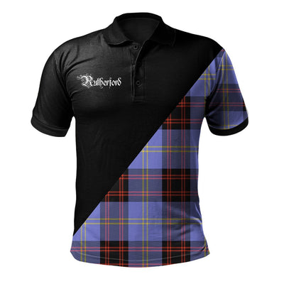 Clan Rutherford Clan - Military Polo Shirt