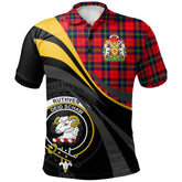 Clan Ruthven Modern Tartan Polo Shirt - Royal Coat Of Arms Style HF46 Ruthven Modern Tartan Tartan Polo