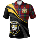 Clan Ruthven V Tartan Polo Shirt - Royal Coat Of Arms Style CR36 Ruthven V Tartan Tartan Polo
