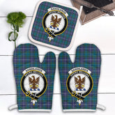 Clan Sandilands Tartan Crest Oven Mitt And Pot Holder (2 Oven Mitts + 1 Pot Holder) BH86 Clan Sandilands Tartan Today