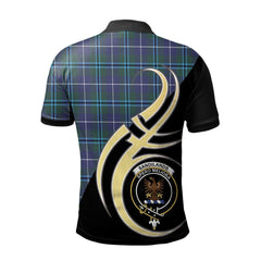 Clan Sandilands Tartan Polo Shirt - Believe In Me Style RV22 Sandilands Tartan Tartan Polo