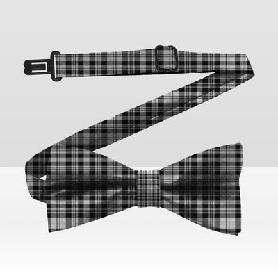 Clan Scott Black White Modern Tartan Bow Tie YW28