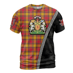 Personalized Clan Scrymgeour Tartan Shirt with Scotland Coat of Arms & Custom Name ZB81