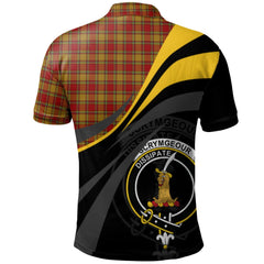 Clan Scrymgeour Tartan Polo Shirt - Royal Coat Of Arms Style GU32 Scrymgeour Tartan Tartan Polo