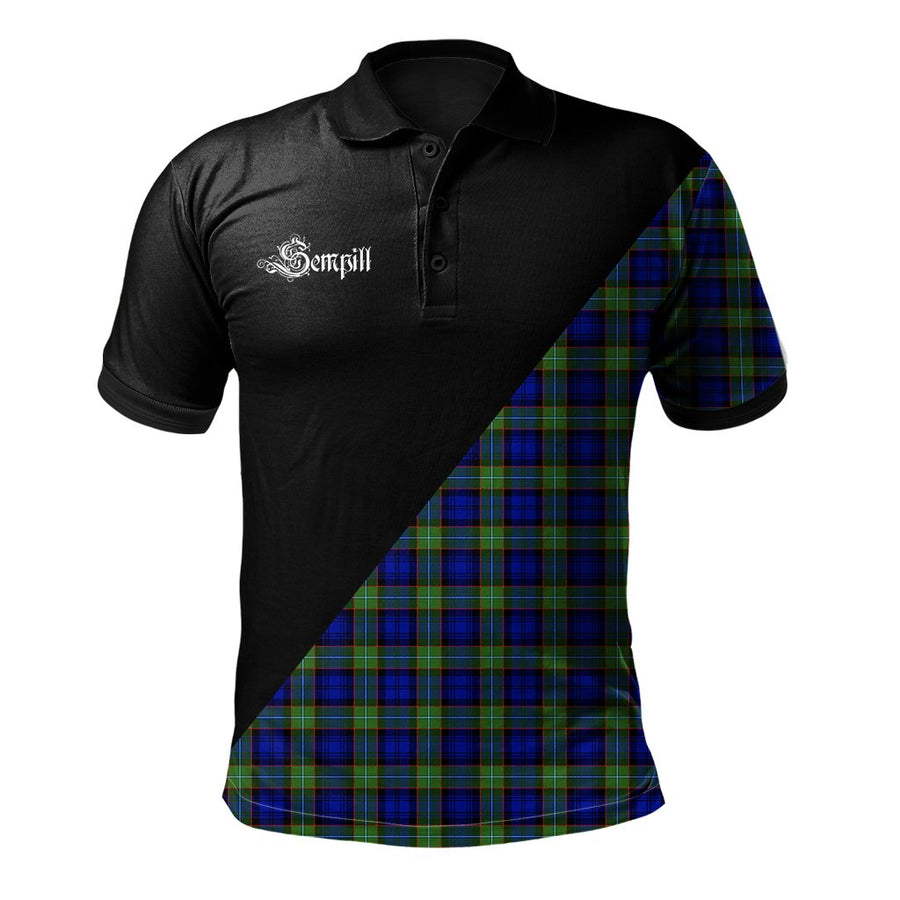 Clan Sempill Modern Clan - Military Polo Shirt JM46 Sempill Modern Tartan Tartan Polo
