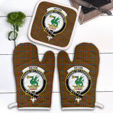 Clan Seton Hunting Modern Tartan Crest Oven Mitt And Pot Holder (2 Oven Mitts + 1 Pot Holder) PX27 Clan Seton Tartan Today