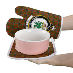 Clan Seton Hunting Modern Tartan Crest Oven Mitt And Pot Holder (2 Oven Mitts + 1 Pot Holder) PX27 Clan Seton Tartan Today