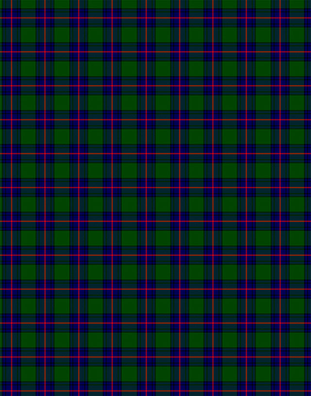 Shaw tartan swatch