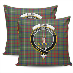Clan Shaw Green Modern Tartan Crest Pillow Cover EL62 Clan Shaw Tartan Today