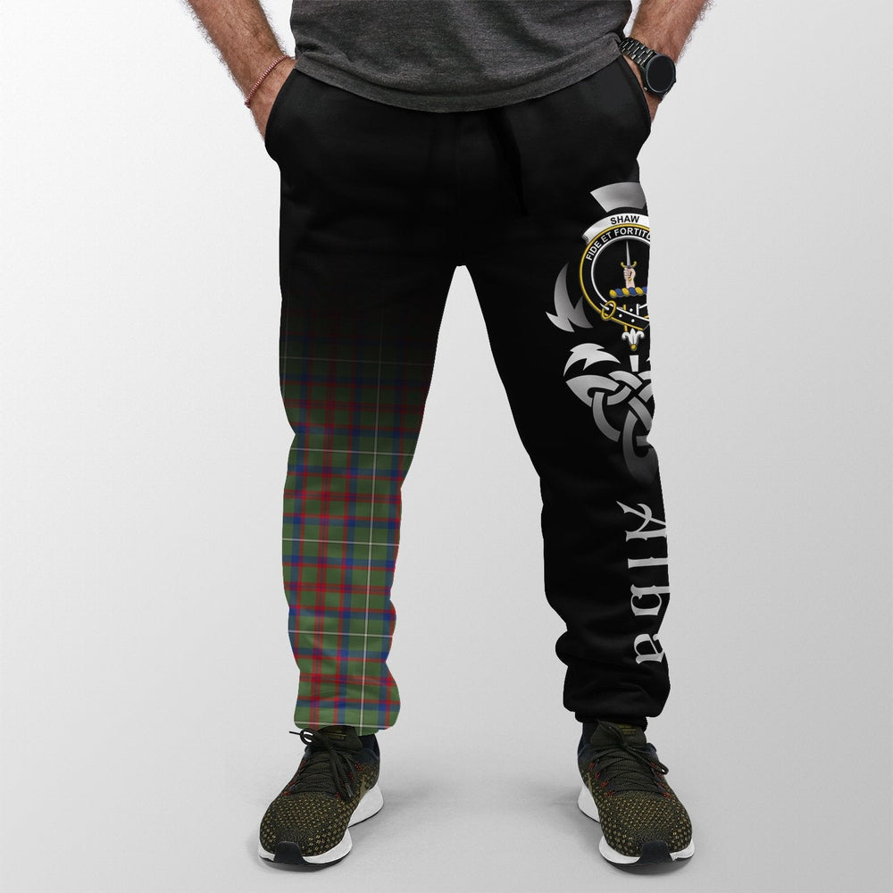 Clan Shaw Green Modern Tartan Crest Jogger Sweatpants Alba Celtic Style YL54 Clan Shaw Tartan Today