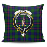 Clan Shaw Modern Tartan Crest Pillow Cover BG84 Clan Shaw Tartan Today