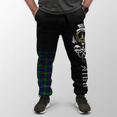 Clan Shaw Modern Tartan Crest Jogger Sweatpants Alba Celtic Style FG25 Clan Shaw Tartan Today