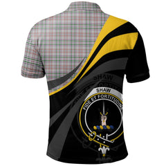 Clan Shaw Dress Tartan Polo Shirt - Royal Coat Of Arms Style WS36 Shaw Dress Tartan Tartan Polo