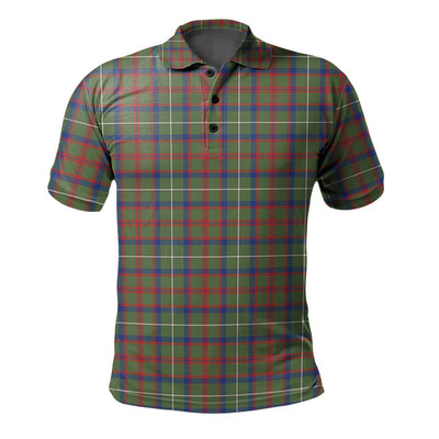 Clan Shaw Green Modern Tartan Polo Shirt