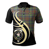 Clan Shaw Green Modern Tartan Polo Shirt - Believe In Me Style MJ22 Shaw Green Modern Tartan Tartan Polo