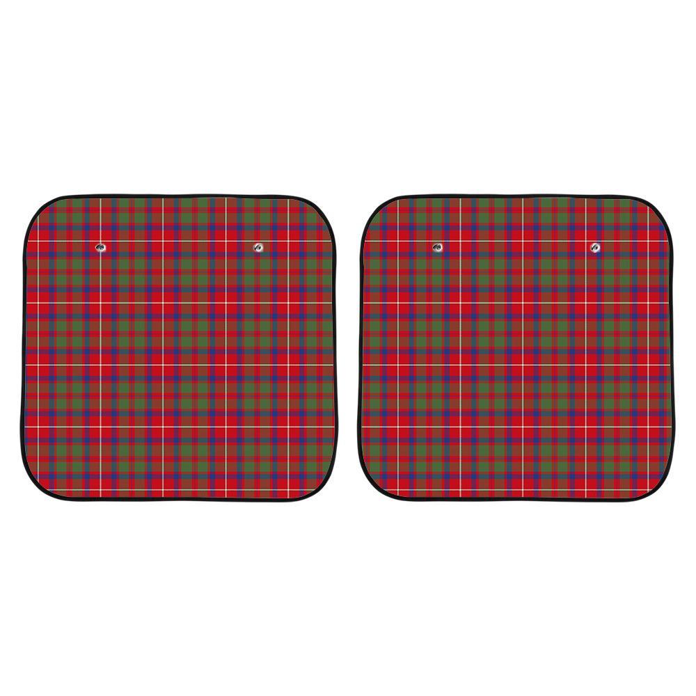 Clan Shaw Red Modern Tartan Sun Shade 2 Pieces WP56 Clan Shaw Tartan Today