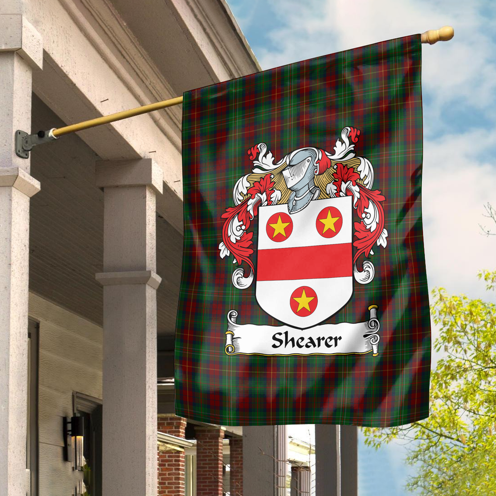 Clan Shearer Tartan Crest Garden Flag RW90 Clan Garden Tartan Today