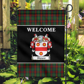Clan Shearer Tartan Crest Black Garden Flag PQ30 Clan Garden Tartan Today