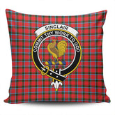 Clan Sinclair Modern Tartan Crest Pillow Cover PF76 Clan Sinclair Tartan Today